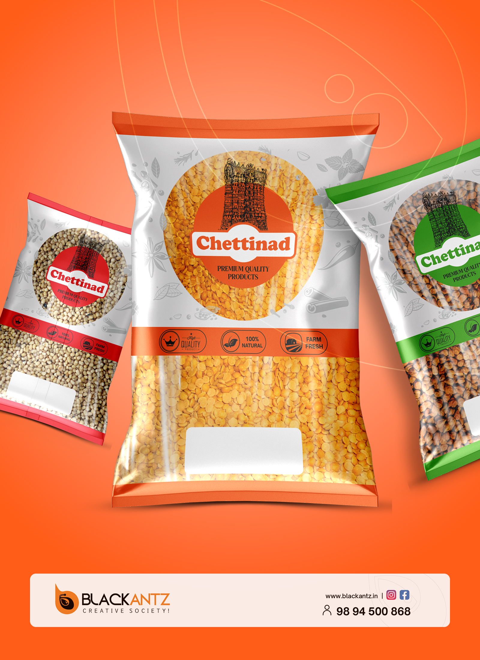 Transparent Packet Packaging Design